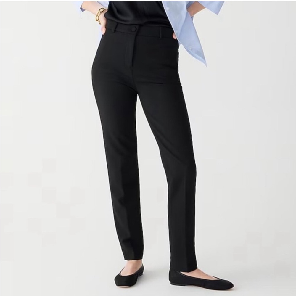 J. Crew High-rise Cameron Straight Leg Trousers Work Office Court Profes…